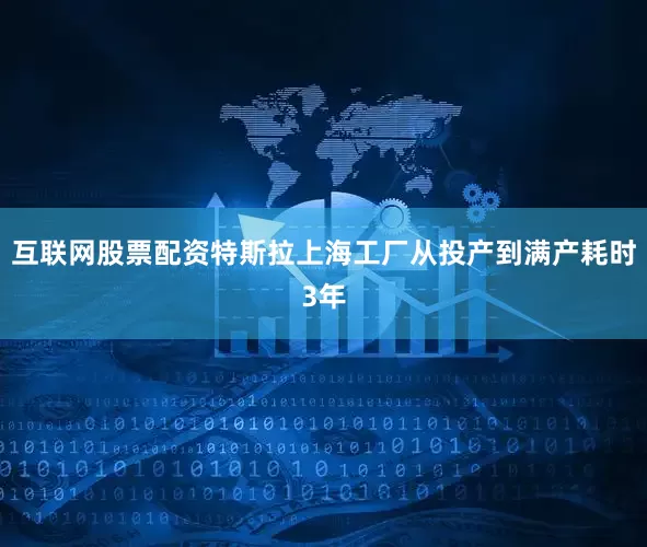 互联网股票配资特斯拉上海工厂从投产到满产耗时3年